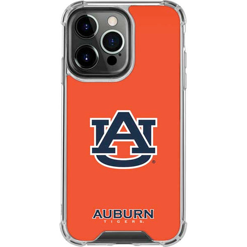Auburn University Logo Orange iPhone 16 Pro Clear Case